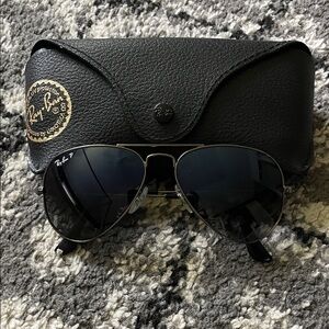Ray-Ban Dark Lens Aviator Sunglasses